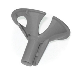 Насадки, с боковым зажимом, Серебро, Металлик, 100 шт.