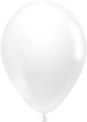 S Шар (12''/30 см) Белый (005), пастель, 12 шт. (112005-12)