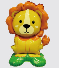 Шар 3D (23"/60 см) Фигура на подставке, Львенок, 1 шт. в уп.