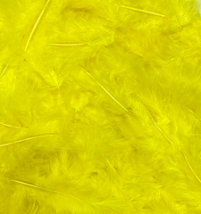 Перья, Желтый, 10-12 см, 30 шт.