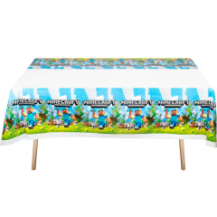 Скатерть одноразовая, Пиксельный герой, 108*180 см, 1 шт.